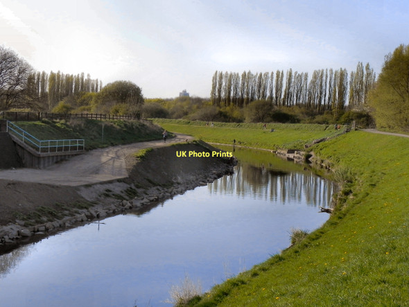 Photo 6"x4" River Mersey, Sale Ees Sale c2011