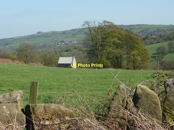 Photo 6"x4" Barn above Dudwood Farm Dale End\/SK2161 c2011