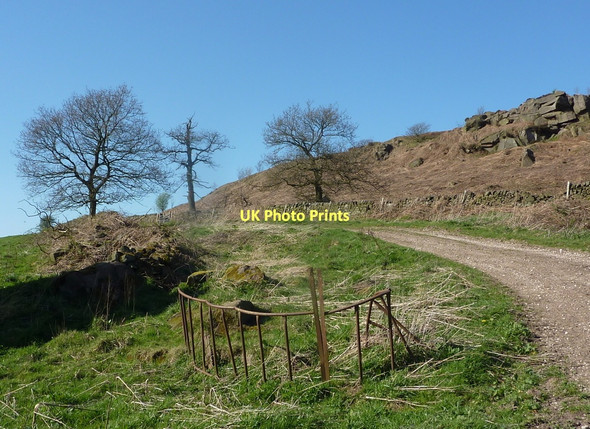 Photo 6"x4" Track to Cliff Lane Dale End\/SK2161 c2011
