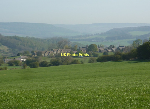 Photo 6"x4" Open grassland and view to Elton village Dale End\/SK2161 c2011