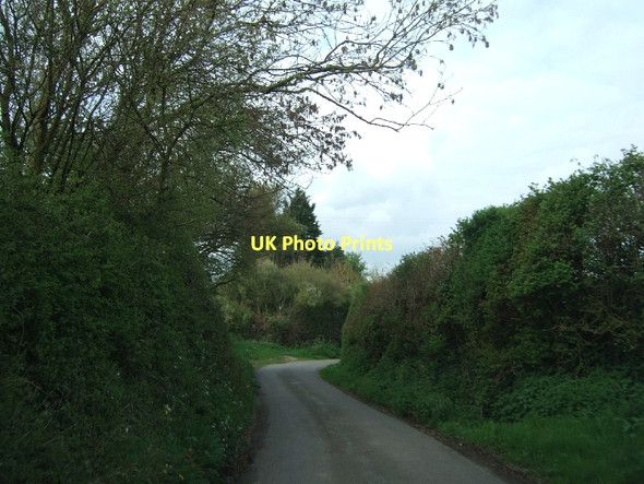 Photo 6"x4" Country road near Wrenmore Coultings c2011