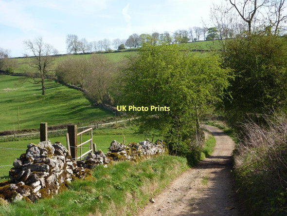 Photo 6"x4" Route of the Limestone Way west of Winster Elton\/SK2260 c2011