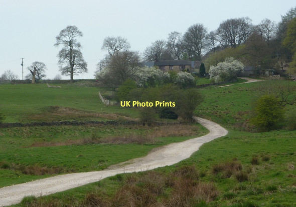 Photo 6"x4" Farm track to Dudwood Farm Dale End\/SK2161 c2011
