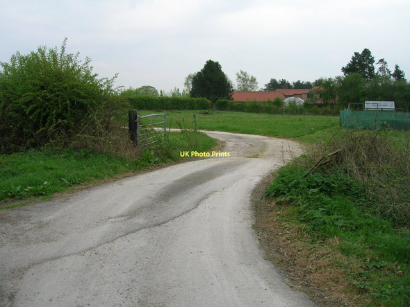Photo 6"x4" Track to Derwent House East Cottingwith c2011