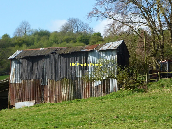 Photo 6"x4" Barn, Masson Lees Farm Matlock c2011