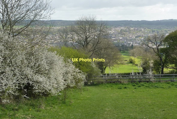 Photo 6"x4" Downhill view to Matlock in the spring Matlock c2011