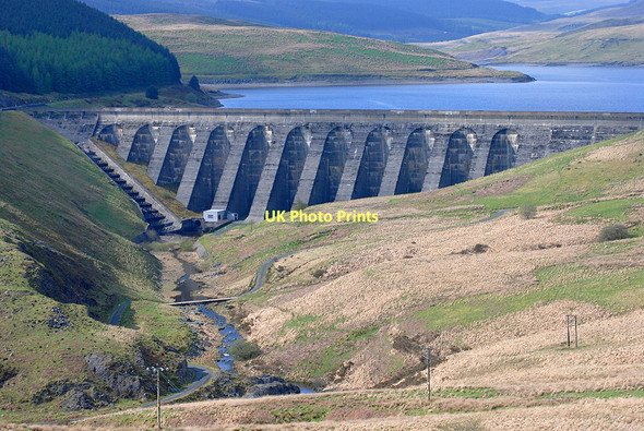Photo 6"x4" View towards Nant-y-moch dam Afor Rheidol c2011