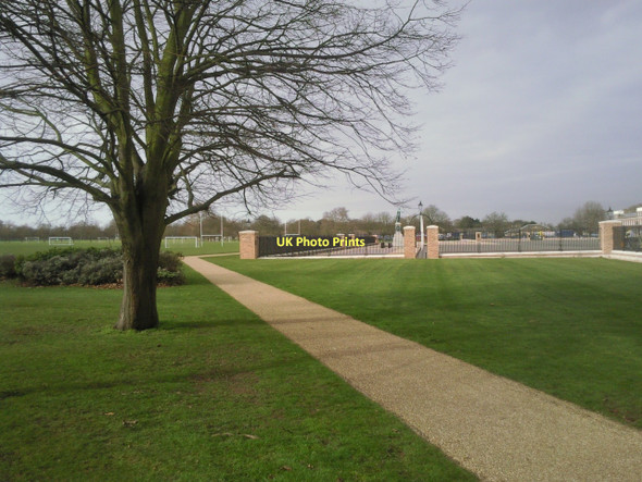 Photo 6"x4" Footpath across the Royal Artillery Barracks Woolwich c2011