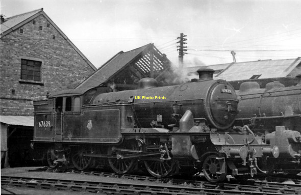 Photo 6"x4" LNER Gresley V1 2-6-2T at Middlesbrough Locomotive Depot Middlesbrough c1954