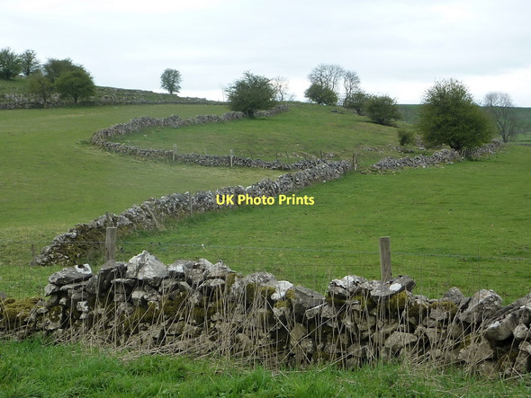 Photo 6"x4" Fields south of the A5012 Aldwark\/SK2257 c2011