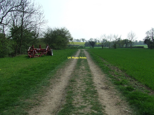 Photo 6"x4" Wide Footpath Debenham c2011