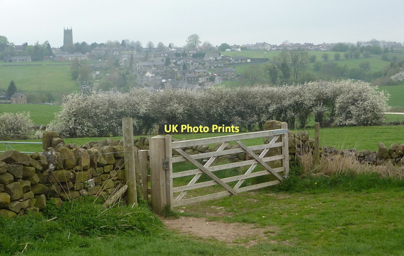 Photo 6"x4" Across the fields to Youlgreave Bradford\/SK2164 c2011
