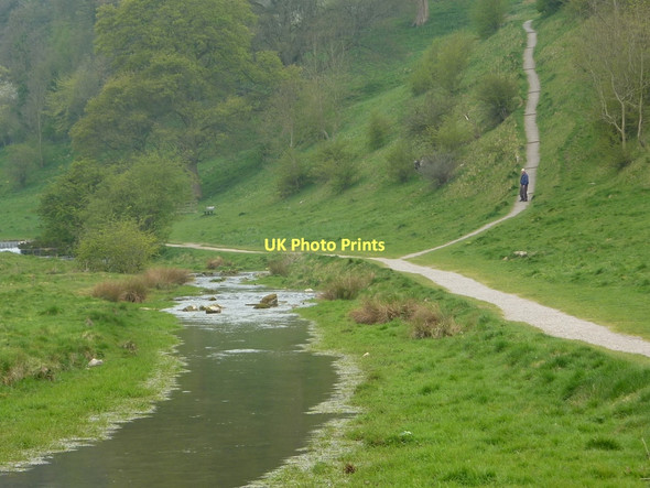 Photo 6"x4" River Bradford in the valley at Youlgreave Bradford\/SK2164 c2011