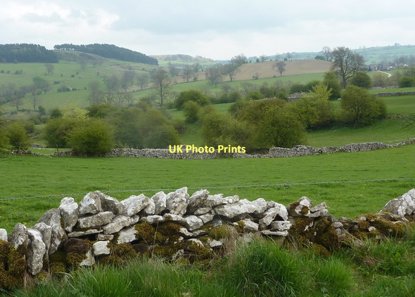 Photo 6"x4" Countryside view from Weaddow Lane Middleton\/SK1963 c2011