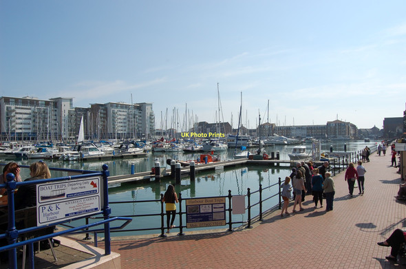 Photo 6"x4" Boats in Sovereign Harbour, Eastbourne Langney c2011