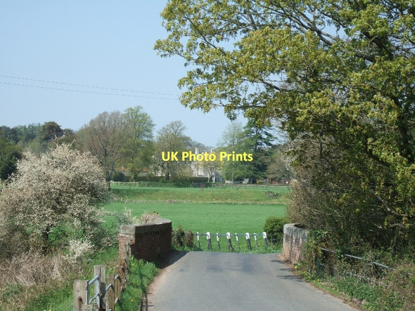 Photo 6"x4" Talewater Bridge and Cadhay House Ottery St Mary c2011
