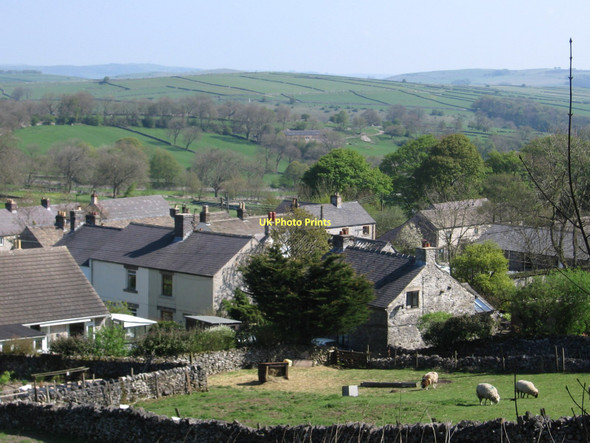 Photo 6"x4" Taddington - view from Fox House Taddington\/SK1471 c2011