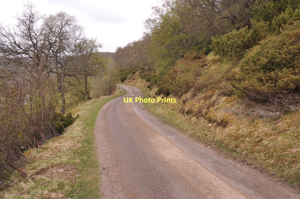 Photo 6"x4" Estate road in Strath Avon Tomintoul\/NJ1618 c2011