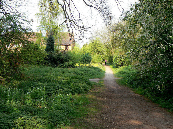 Photo 6"x4" Footpath on the old railway Thorpe Acre c2011