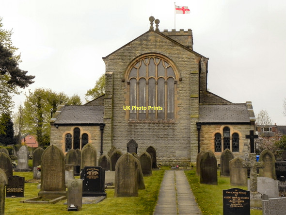 Photo 6"x4" Newchurch Parish Church Culcheth c2011