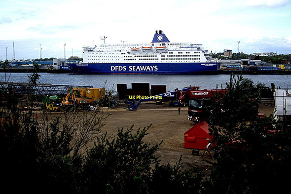 Photo 6"x4" DFDS ferry berthed at North Shields South Shields c2011