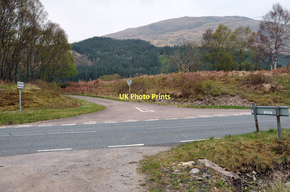 Photo 6"x4" Junction of the A861 and road to Sallachan Clovullin c2011