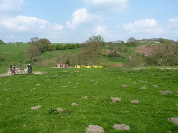 Photo 6"x4" Derelict farm buildings above the Dean Brook Darley\/SO6899 c2011