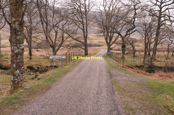 Photo 6"x4" Bridge over River Tarbert on the B8043 Inversanda c2011
