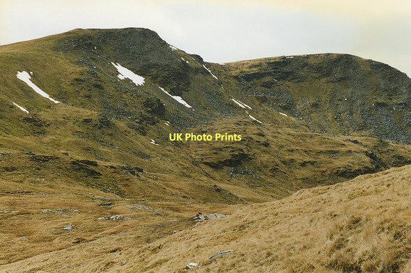 Photo 6"x4" Beinn an D\u00c3\u00b2thaidh, from above the col Meall Tionail\/NN3439 c1996