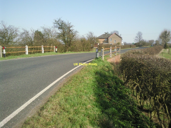 Photo 6"x4" Ramper Road and Highfield Cottage Boxworth End c2011