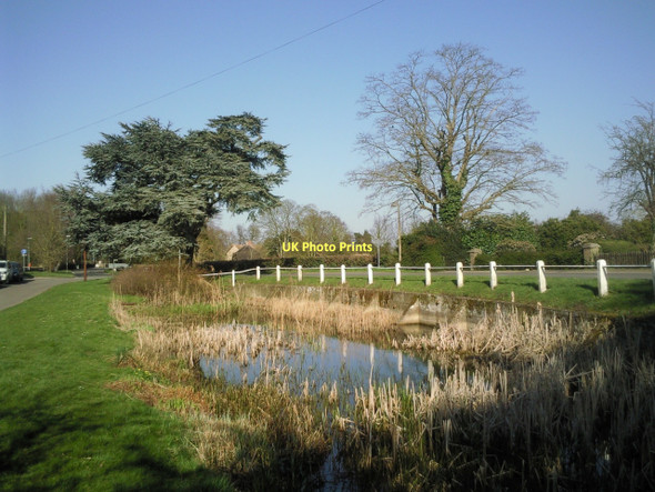 Photo 6"x4" A pond at Swavesey Church End\/TL3669 c2011