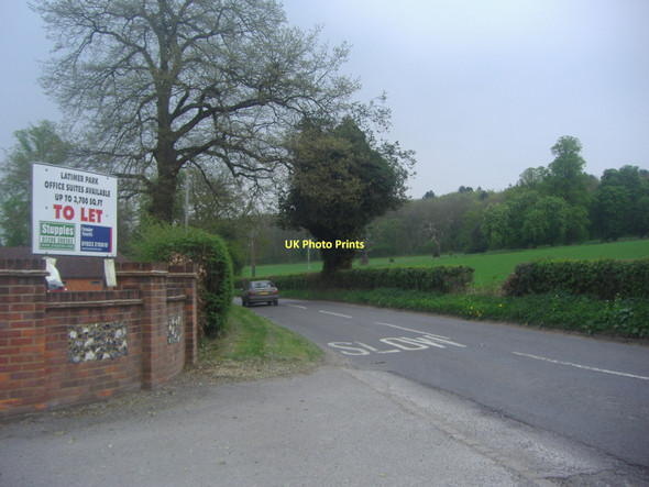 Photo 6"x4" Entrance to Latimer Park Farm Little Chalfont c2011