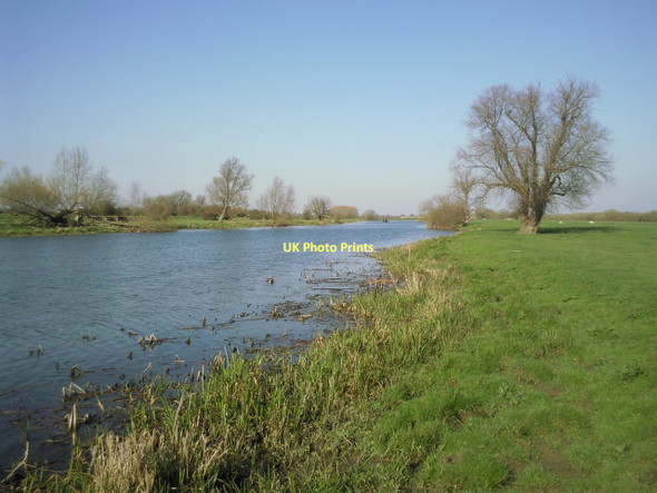 Photo 6"x4" River Great Ouse Church End\/TL3770 c2011