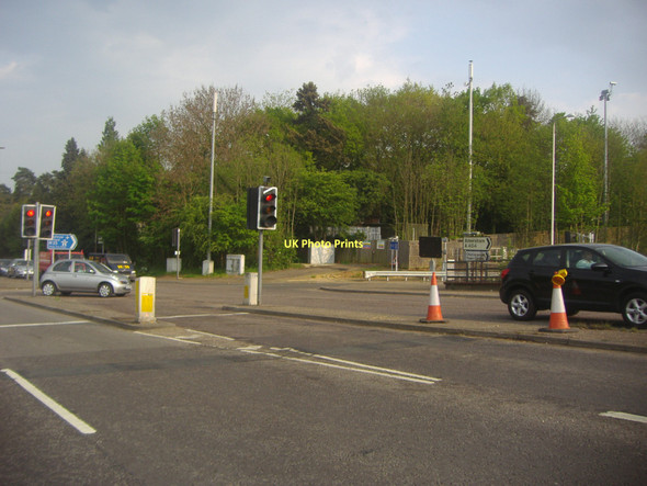 Photo 6"x4" Junction of Rickmansworth Road and the M25 Chorleywood c2011