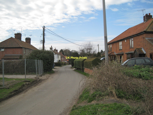 Photo 6"x4" Chapel Road approaches Aldborough Aldborough\/TG1834 c2011