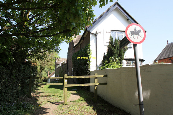 Photo 6"x4" Footpath From Totteridge Barnet c2011