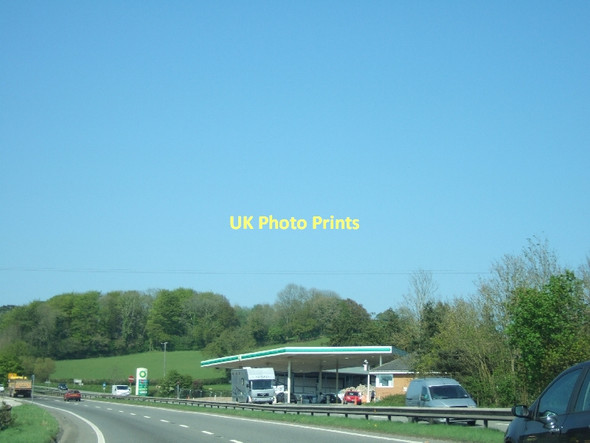 Photo 6"x4" Petrol station on A38 at Harcombe Harcombe\/SX8881 c2011