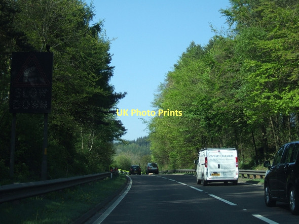 Photo 6"x4" A38 northbound entering Harcombe Bends Harcombe\/SX8881 c2011