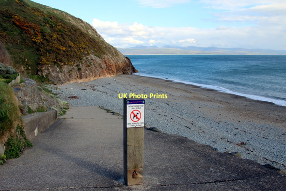 Photo 6"x4" No Dogs Allowed on Beach, Criccieth Criccieth c2011