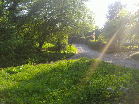 Photo 6"x4" Junction of Blackwell Hall Road and unnamed road Tyler's Hill c2011