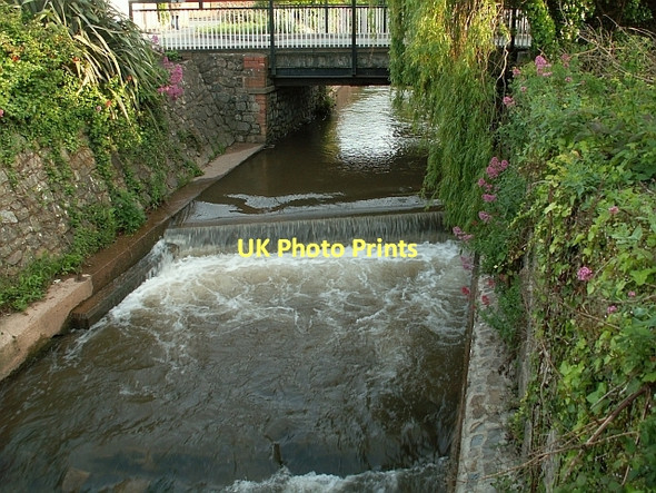 Photo 6"x4" Weir on Washford River Watchet c2007