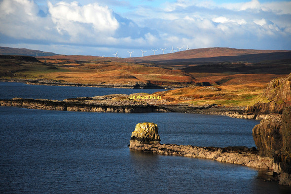 Photo 6"x4" Stumpy Sea Stack Ardtreck c2010