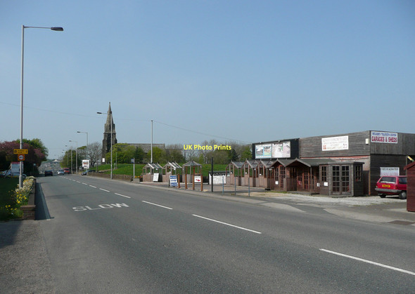 Photo 6"x4" Shed shop, Halifax Road, Denholme Denholme Clough c2011