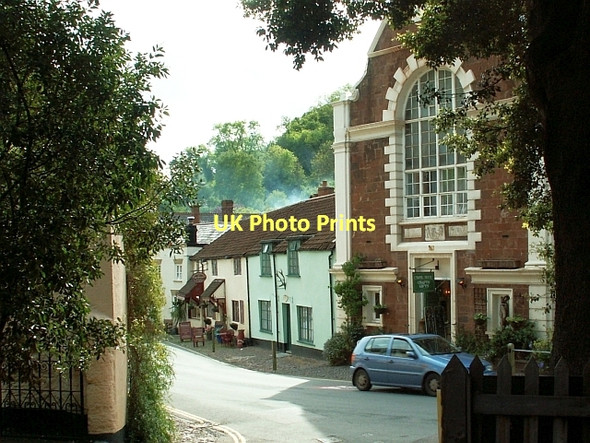 Photo 6"x4" West Street from the gates of Castle Hill Dunster c2007