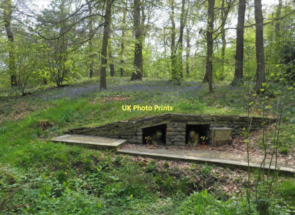 Photo 6"x4" Huskar Pit  disaster monument Berry Moor c2011
