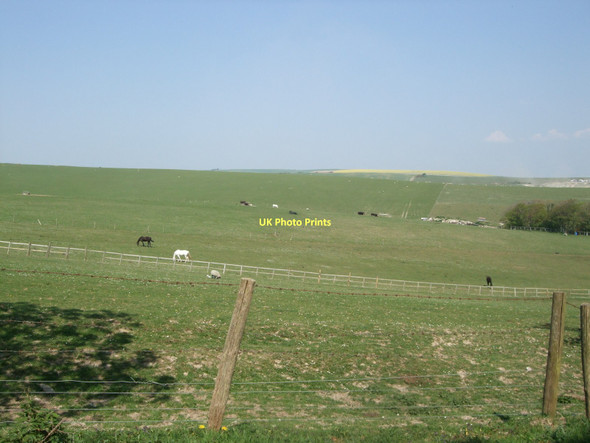 Photo 6"x4" Farms South of Telscombe Village Telscombe c2011