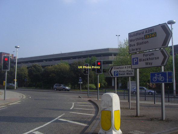 Photo 6"x4" Junction of Springfield Road and Albion Way Horsham\/TQ1731 c2011