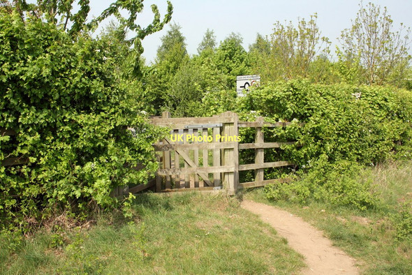 Photo 6"x4" Slade End to Wallingford footpath crosses the A4130 Bosley Way Wallingford c2011