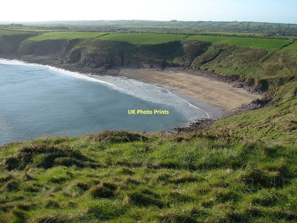 Photo 6"x4" Swanlake Bay from East Moor Cliff Jameston\/SS0598 c2011