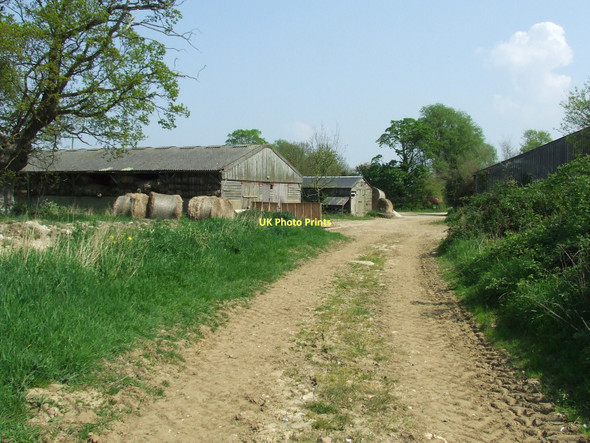 Photo 6"x4" Farm Buildings Felsham c2011